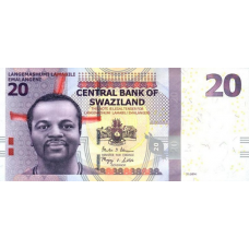 P37b Swaziland (Eswatini) - 20 Emalangeni Year 2014